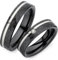 123traumringe Eheringe in Titan & Keramik I Partnerringe mit Zirkonia & Etui I Gravierbare Eheringe mit Ringgröße 50-70 mm I Edle Verlobungsringe in 5 mm Breite & 2,2 mm Stärke I P38