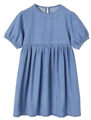 Vertbaudet Mädchen Jeanskleid