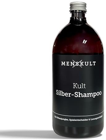 MENSKULT Silber-Shampoo beeindruckende Herren Haarpflege (1000 ml)