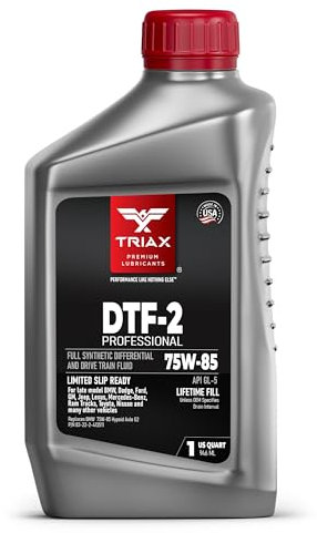 TRIAX DTF-2 Professional 75W-85 GL-5 – Vollsynthetisches Differential- und Getriebeöl für Sperrdifferentiale, Hypoidgetriebe und Antriebsstränge (1 Quart / 0,946 L)