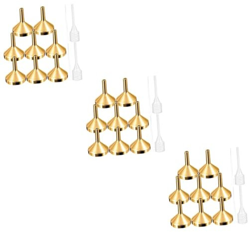 Cabilock 3 Set Imbuto in Metallo Imbuto Per Oli Essenziali Piccolo Inossidabile Di Funghi Imbuti Metallici Per Uso Cucina Imbuto Di Metallo Bottiglia Kit Mini Imbuto Fungo Capsula