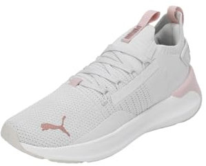 PUMA Damen SOFTRIDE Symmetry FUZION WN's Straßen-Laufschuh, Feather Gray-Mauve Mist-Rose Gold, 41 EU