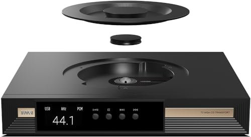 S.M.S.L V.M.V T2 MQA-CD Player Hi-Res USB DAC High-End Bluetooth Digitaler Signaltakt Re-lay, Hi-End Class CD Programm Flaggschiff DAC, Clock Eingang und Ausgang, 32bit/768kHz DSD512 mit Fernbedienung