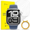 GiiYoon 8 Piezas Protector de Pantalla para Apple Watch Series 10 46mm [No es de cristal], Película de Hidrogel Flexible de TPU, 3D Pantalla Curva Película Protectora, HD Transparente, Sin Burbujas