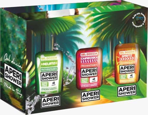 SET 6 PEZZI APERI SHOWER CON MANIGLIA A SCOMPARSA 6 PROFUMAZIONI