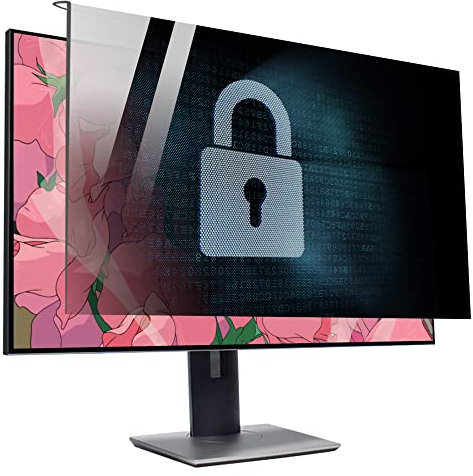 HSSMEUR 17-32 Inch Computer Privacy Screen Filter,Computer Screen Privacy Protection Film Scratch and Dustproof for Widescreen Monitors (32in 730x440mm)