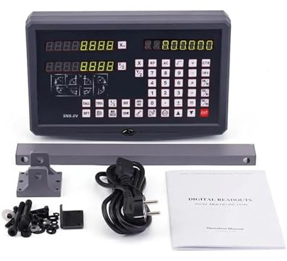 ZKLGS Linearskalen-Encoder, DRO Digitale Anzeige for Maschinen für Drehbank(SNS-2V)