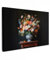 MuchoWow© Leinwandbilder 90x60 cm Wall Art Decoration Bilder für die Wand Schlafzimmer Deko Canvas Painting Wanddekoration Wohnzimmer Blumenstrauß Rosa Blumen Vase