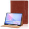 Custodia per Samsung Galaxy Tab S10 FE+ 13.1 2025/Galaxy Tab S10 FE Plus 13.1 Pollici 2025 Pelle PU Flip Tablet Case, Funzione Supporto Pieghevole Cover Protettiva con Tasca - Marrone