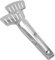 ibasenice 2 1 Gebratene Fischclips Zange Fritteuse Steakspatel Grillenklemme Flipper Fischflosse Lebensmittelclip Drehen Griff Greifer Kippen Pfannenwender Für Die Küche Silver Edelstahl 304