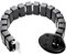 Luobannm Threading Tube Under Desk Cable Wire Management Cable forStudy Office Home Black