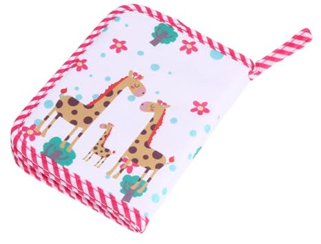 Supvox -Fotoalbum kleines Mädchen Fotoalben Neugeborenes Sammelalbum Bildalbum fotobuch Babyalbum Buch DIY-Album DIY -Fotoalbum Erinnerungsalbum selber machen Stoff rot