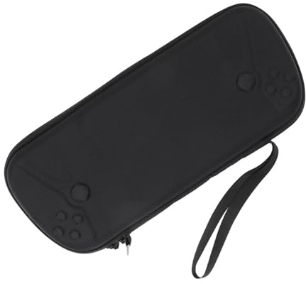 Dpofirs Tragbare Hartschale für Remote-Player und Zubehör, Schutztasche für Reiseaufbewahrung, schwarzes Oxford-Tuch