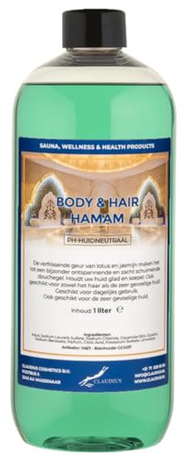 Body & Hair Hamam 1 Liter mit Kappe - 2 in 1 für Körper und Haar