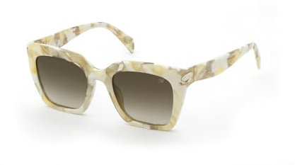 Blumarine SBM903 Beige madreperla lucido 53/21/140 Damen Sonnenbrillen