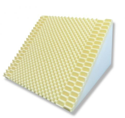 Fränkische Schlafmanufaktur Keilkissen Visko, Sitzkissen, Lesekissen, Rückenkissen, für Wasserbetten und Matratzen