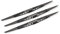 3x Scheibenwischer kompatibel mit OPEL CORSA B (1993-2002) ideal angepasst Bosch Eco