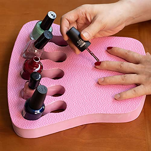 ButterFox Nail Polish Holder with Hand Rest - Blush Pink