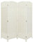 LW Collection Paravent Raumteiler Dunkelbraun Rattan - Raumteiler 4 Paneele - Trennwand 170x160cm - Paravent Fertig