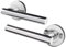 EAI Internal Door Handle Polished Chrome | 1 Pair Silver Lever on Rose Round Handles | Oliena Range