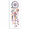 WallArena Glasbild 125x50 cm Modern Federn Boho Glasbilder Küche Badezimmer Wohnzimmer Schlafzimmer Bilder auf Glas einteilig Deco Glass Hochformat Wandbilder Aufhängfertig