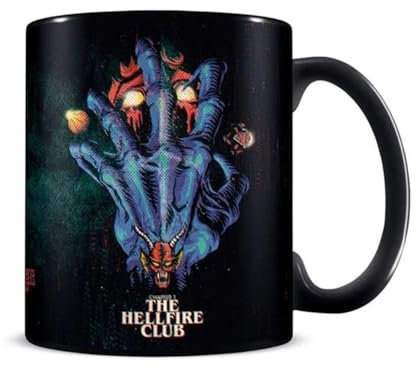 Pyramid International Stranger Things 4 (Chapter 1 The Hellfire Club) Black Mug