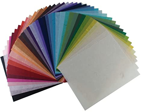Maulbeerpapier, Origami-Papier, 21,6 x 27,9 cm, handgefertigt, Kunstpapier, japanisches Washi-Design, Kunsthandwerk, Lieferanten, Kartenherstellung, Glasdecoupage, 40 Blatt