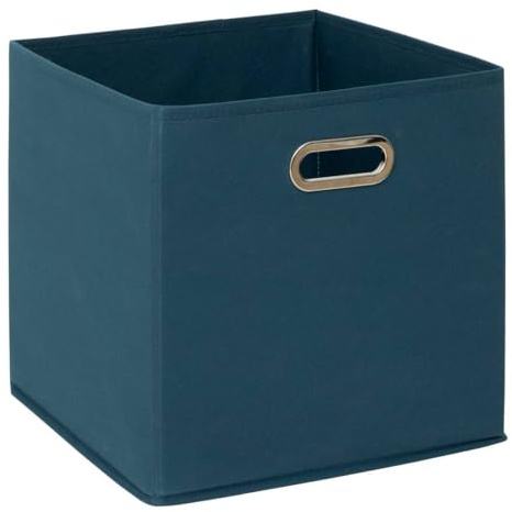 Five Aufbewahrungsbox, Petrolblau, 31 x 31 x 31 cm