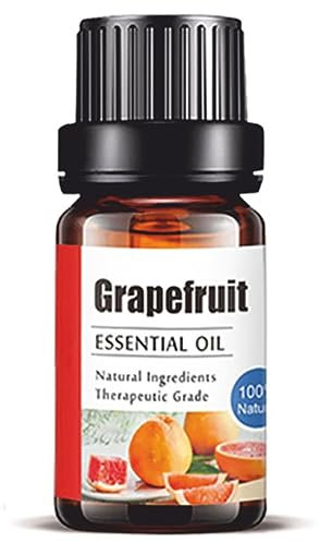Naturreine Ätherische Öle - 100% Bio Qualität | Entdecken Sie die Vielfalt der Naturdüfte | Für Aromatherapie, Aromadiffuser, Massage und Badezusatz | für Körper und Geist | 10ml - Grapefruit
