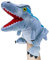 lilizzhoumax Velociraptor Kuscheltier, Simuliertes Tier Dinosaurier Handpuppe aus Plüsch, Kawaii Niedliches Rollenspiel, interaktives Früherziehungsspielzeug für Kinder, Geschenk für Kinder
