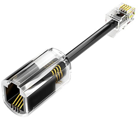 Amsixo Cavo anti-groviglio girevole Cavo telefonico Districatore Districante Cavo intrecciato Universale Cavo girevole a 360 gradi Cavo anti-groviglio Telefono Cornetta Cavo