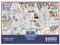 Creative Rectangular Puzzles for Adults 1000 Piece Gin Wooden Puzzle Hands-on Game-Family Decoration 1000pcs (75x50cm)