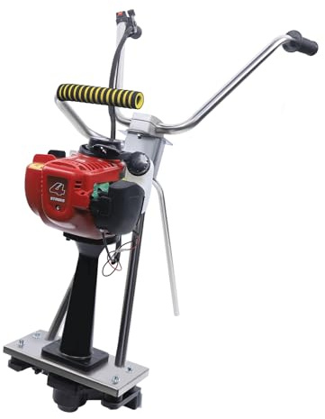 SOLOCJNL Vibratore per calcestruzzo a 4 tempi, 35.8CC 900 W, vibratore per cemento regolabile, 9500-10000 volte/min, con interruttore di emergenza per intonaco vibrante in cemento cementizio