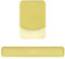 MOSISO Wrist Rest Support for Mouse Pad&Keyboard Set, Rectangular Ergonomic Mousepad Non-Slip Base Home/Office Pain Relief&Easy Typing Pad with Neoprene Cloth&Raised Curved Memory Foam, Yellow