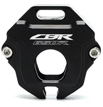 acgfifj Schlüsselgehäuse für Motorräder Für Hon@&da CBR650R CB650R Cb650 R CBR 650R Motorradschlüsselschutzhülle Dekoration Schlüsselanhänger Schlüsselabdeckung Hülle Zubehör(CBR650R Black)