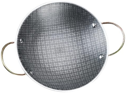 FUNOMOCYA Edelstahl Kochtopf Mit Doppelgriff Für Zuhause Schnelles Aufheizen Hitzebeständig Und Langlebig Geeignet Für Kochen Von Meeresfrüchten Und Gemüse Kochgeschirr Für Küche