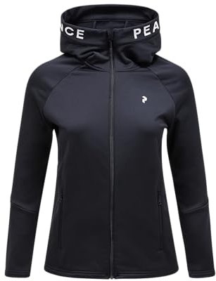 Peak Performance Damen Rider Zip Hoodie Jacke, black-black, XL