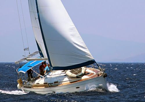 CALVENDO Poster 59,4 x 42,0 cm Querformat Mit vollen Segeln| Bilder, Kunstdruck, Wandbild, Wanddeko, Prints ohne Rahmen