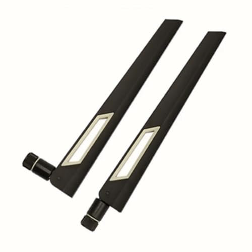 Antenas Wi-Fi de doble banda de 10 dBi (2.4 GHz/5 GHz-5.8 GHz) con conector macho RP-SMA para cámara inalámbrica, router, punto de acceso - 2 unidades