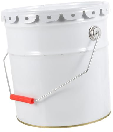 OSALADI Seau À Peinture en Métal Capacité De 10 L avec Poignée Récipient À Peinture Vide pour Usage Domestique