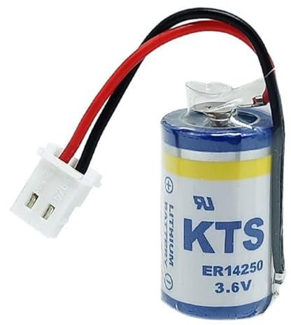 MINHUANG KTS ER14250 Batería De Litio De 3,6 V 1/2 AA, Programación Delta DVP-32EH Batería De Litio PLC Serie DVP-80EH, 1 Pieza