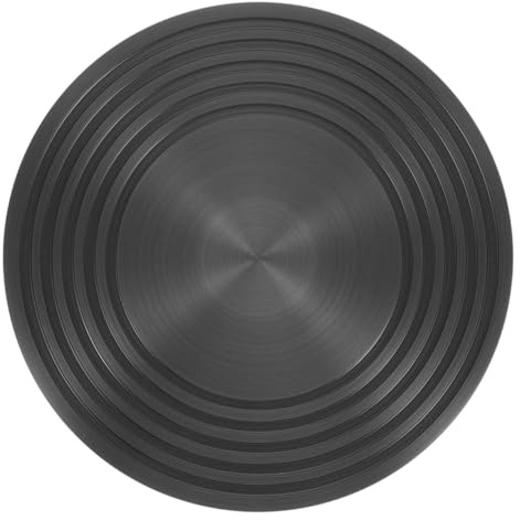 Gasherdschutz Wärmeverteilerplatte aus Aluminium für Küche | Schnelles Auftauen, Glatte Oberfläche, Leicht zu Reinigen und Verstauen, Schwarz, für Küchenbereich