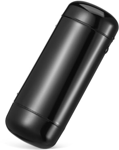 MOBUTOFU Metall Hartschalen Brillenetui Schwarz Kratzfeste Schlanke Sonnenbrillenbox Für Damen Herren Reise Tragbare Schutz Etui Für Brillen Stifte Und Kleine Accessoires
