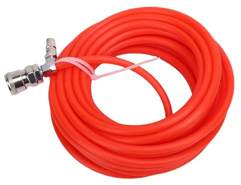 Dilwe Performances à Haute Pression, Joints Bien Scellés, Tuyau de Compresseur d'air de compatibilité Polyvalente avec Connecteur Rapide et Pompe pour les Compresseurs (10 m / 32,8 pieds)