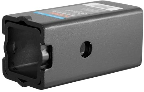 CURT 45408 Anhängerkupplung mit Adapter, Reduzierhülsen-Set,7,6 auf 6,3 oder 5,4 cm, 2-teilig, Schwarz