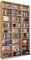 VCM Holzregal stehend | platzsparender CD-Schrank für 1080 CDs oder 504 DVDs | Maße: H. 181 x B. 102 x T. 23 cm | Elegantes DVD Regal stehend | Blu-Ray Regal | CD Regal Megosa XL