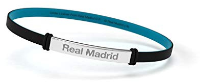 Real Madrid Bracciale Club di calcio Fashion nero Junior per donna e bambino