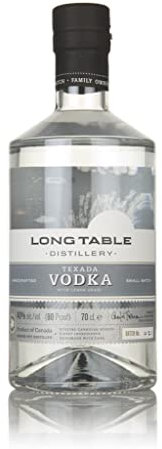 Long Table Distillery | Vodka | 1 x 700ml | Distilled with fresh lemon grass | Clean spirit and a subtle hint of citrus