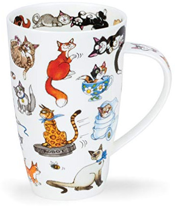 Dunoon Fine Bone China Henley Shape Animal World Mug - Made in England (Catastrophe)