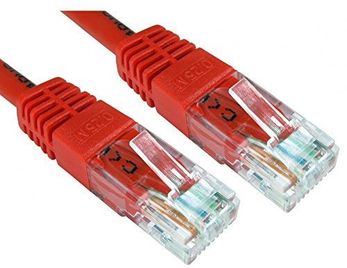 ALIDA SYSTEMS 2 m Cat6 Ethernet Cable, High Speed and Reliable - Red
